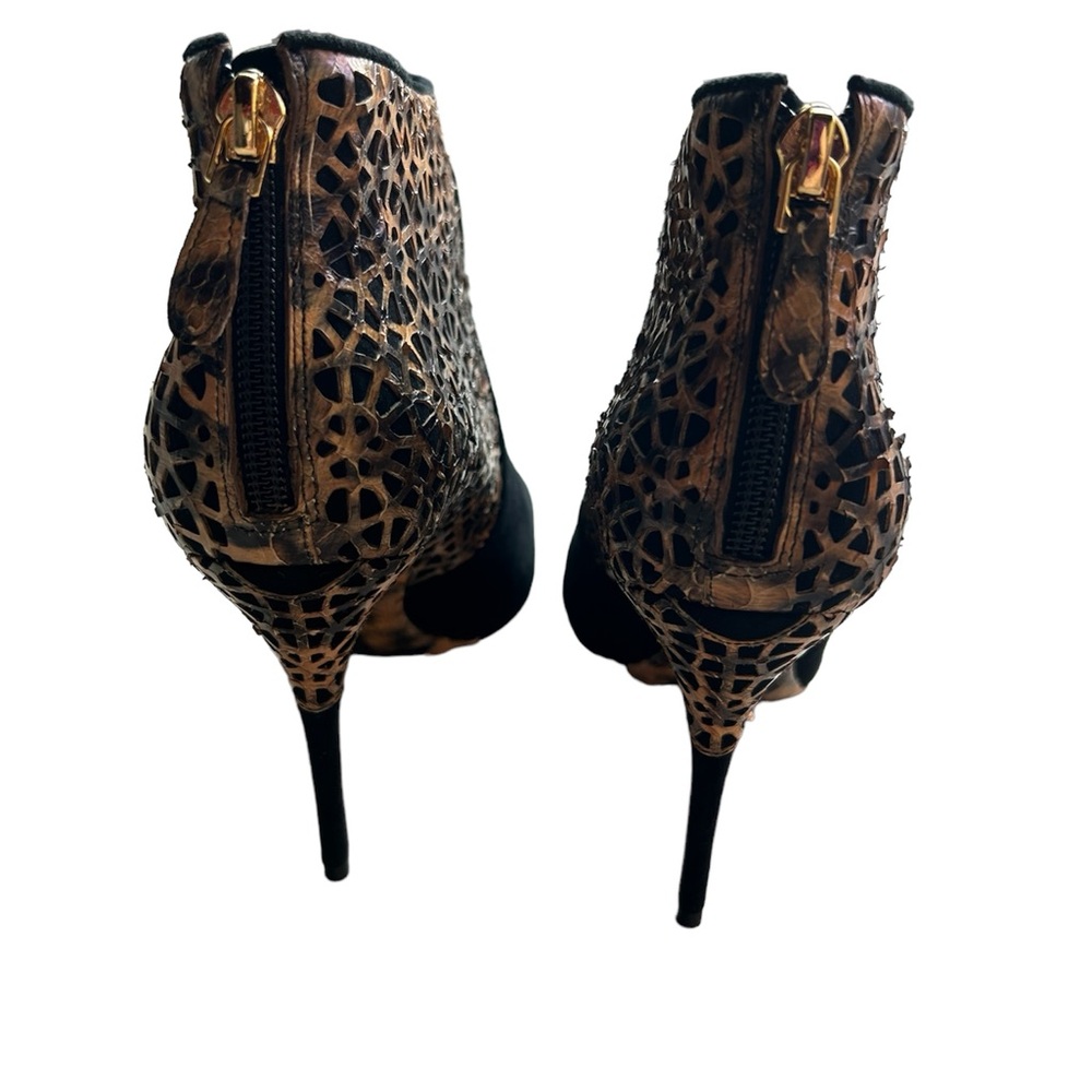 Alexandre Birman Women’s Python & Black Suede Ank… - image 2